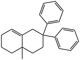 Naphthalene, 1,2,3,4,4a,5,6,7-octahydro-4a-methyl-2,2-diphenyl-