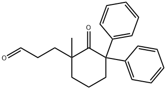 1-Methyl-2-oxo-6,6-diphenylcyclohexanepropanal