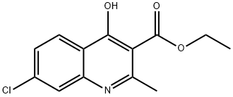 ETHYL 7-CHLORO-4-HYDROXY-2-METHYLQUINOLINE-3-CARBOXYLATE