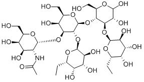 BLOOD GROUP A PENTASACCHARIDE;A-PENTA A-PENTASACCHARIDE Α-D-GALNAC-(1-3)-[Α-L-FUC-(1-2)]-Β-D-GAL-(1-4)-[Α-L-FUC-(1-3)]-D-GLC ALPHA-D-GALNAC-(1->3)-[ALPHA-L-FUC-(1->2)]-BETA-D-GAL-(1->4)-[ALPHA-L-FUC-(1->3)]-D-GLC