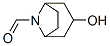 8-Azabicyclo[3.2.1]octane-8-carboxaldehyde, 3-hydroxy-, endo- (9CI)