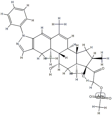 deacylcortivazol 21-mesylate