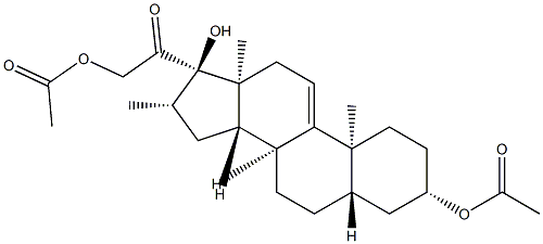 16 beta-methyl-5 alpha-delta 9(11)-pregnene-3 beta,17 alpha,21-triol-20-one-3 beta,21-diacetate