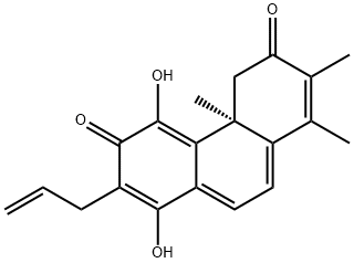 (S)-4,4a-Dihydro-5,8-dihydroxy-1,2,4a-trimethyl-7-(2-propenyl)-3,6-phenanthrenedione