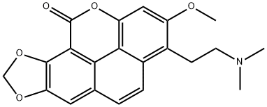 3-[2-(Dimethylamino)ethyl]-2-methoxy-10H-[1,3]dioxolo[6,7]phenanthro[4,5-bcd]pyran-10-one