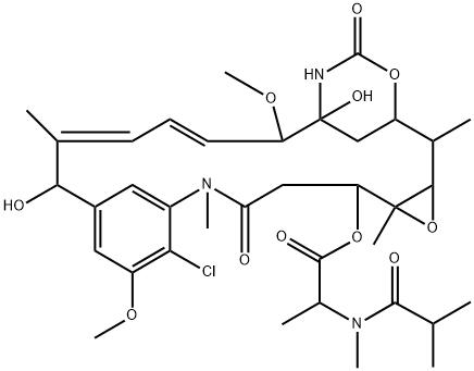 N2'-Deacetyl-15-hydroxy-N2'-(2-methyl-1-oxopropyl)maytansine