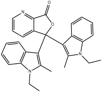 3,3-Bis(1-ethyl-2-methyl-1H-indol-3-yl)-7-azaphthalide