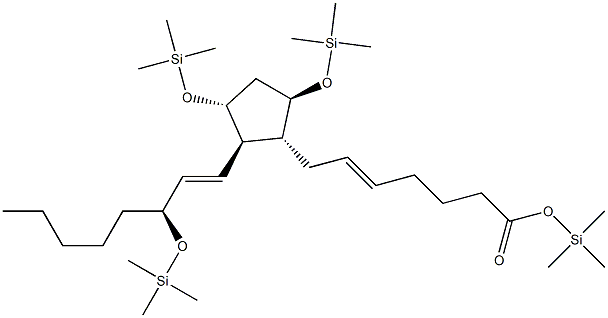 (5Z,9β,11α,13E,15S)-9,11,15-Tris[(trimethylsilyl)oxy]prosta-5,13-dien-1-oic acid trimethylsilyl ester