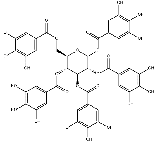 2,3,4,5,6-pentagalloylglucose