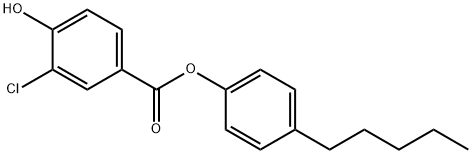 3-Chloro-4-hydroxybenzoic acid 4-pentylphenyl ester