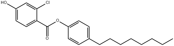 2-Chloro-4-hydroxybenzoic acid 4-octylphenyl ester