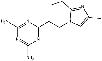 2,4-二氨基-6-[1-(2-乙基-4-甲基-1-咪唑基)乙基]-S-三嗪