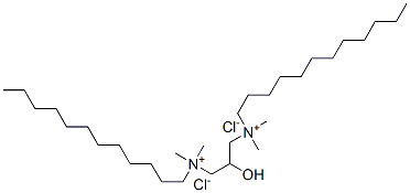 (2-hydroxytrimethylene)bis[dodecyldimethylammonium] dichloride