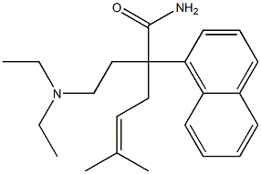 α-[2-(Diethylamino)ethyl]-α-(3-methyl-2-butenyl)-1-naphthaleneacetamide