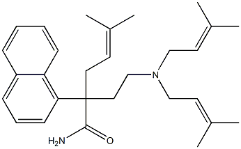 α-[2-[Bis(3-methyl-2-butenyl)amino]ethyl]-α-(3-methyl-2-butenyl)-1-naphthaleneacetamide