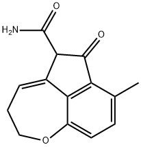 2,3,5,6-Tetrahydro-7-methyl-6-oxoindeno[7,1-bc]oxepine-5-carboxamide