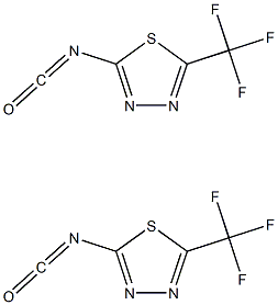1,3,4-Thiadiazole, 2-isocyanato-5-(trifluoromethyl)-, dimer