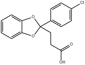 3-[2-(4-chlorophenyl)benzo[1,3]dioxol-2-yl]propanoic acid