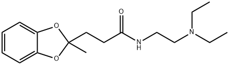 N-(2-Diethylaminoethyl)-2-methyl-1,3-benzodioxole-2-propionamide