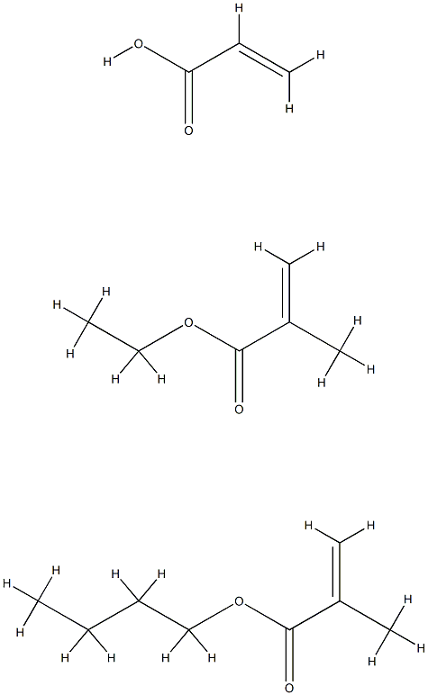 2-Propenoic acid, 2-methyl-, butyl ester, polymer with ethyl 2-methyl-2-propenoate and 2-propenoic acid