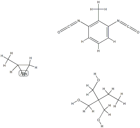2-乙基-2-(羟甲基)-1,3-丙二醇与1,3-二异氰酸根合甲苯和甲基环氧乙烷的聚合物