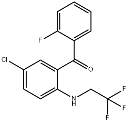 [5-chloro-2-[(2,2,2-trifluoroethyl)amino]phenyl] 2-fluorophenyl ketone
