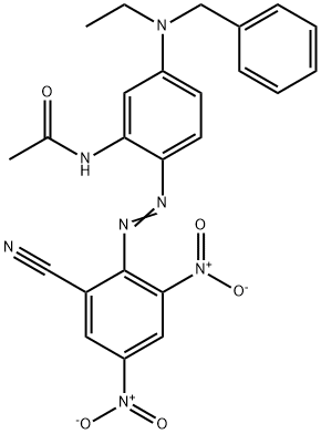 N-[2-[(2-cyano-4,6-dinitrophenyl)azo]-5-[ethyl(phenylmethyl)amino]phenyl]acetamide