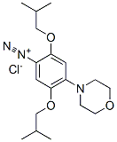 2,5-Bis(2-methylpropoxy)-4-(4-morpholinyl)benzenediazonium chloride