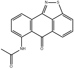 N-(6-oxo-6H-anthra[9,1-cd]isothiazol-7-yl)acetamide