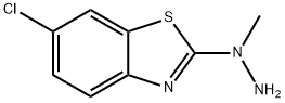 Benzothiazole, 6-chloro-2-(1-methylhydrazino)- (9CI)
