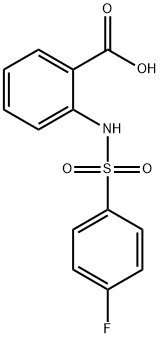 2-(((4-fluorophenyl)sulfonyl)amino)-benzoicaci