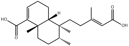 5β-[(E)-4-Carboxy-3-methyl-3-butenyl]-3,4,4aβ,5,6,7,8,8a-octahydro-5,6α,8aβ-trimethyl-1-naphthalenecarboxylic acid