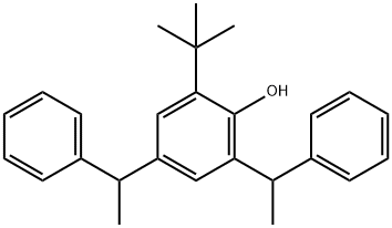 2-(1,1-Dimethylethyl)-4,6-bis(1-phenylethyl)phenol