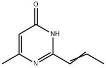 4(1H)-Pyrimidinone, 6-methyl-2-(1-propenyl)- (9CI)