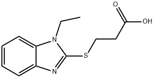3-((1-乙基-1H-苯并[D]咪唑-2-基)硫代)丙酸