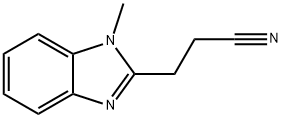 1H-Benzimidazole-2-propanenitrile,1-methyl-(9CI)
