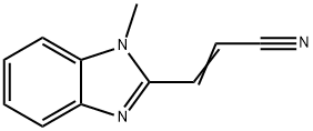2-Propenenitrile,3-(1-methyl-1H-benzimidazol-2-yl)-(9CI)
