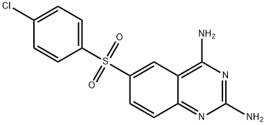 6-[(4-Chlorophenyl)sulfonyl]-2,4-quinazolinediamine