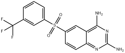 2,4-Quinazolinediamine, 6-[[3-(trifluoromethyl)phenyl]sulfonyl]-