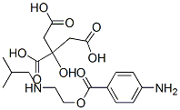 2-(isobutylamino)ethyl p-aminobenzoate, citrate