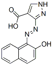 1H-Pyrazole-4-carboxylic acid, 3-((2-hydroxy-1-naphthalenyl)azo)-