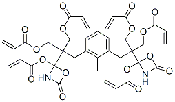 (methyl-1,3-phenylene)bis[iminocarbonyloxy[2,2-bis[[(1-oxoallyl)oxy]methyl]]-3,1-propanediyl] diacrylate