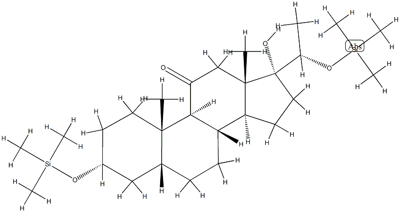 (20S)-17-Hydroxy-3α,20-bis(trimethylsiloxy)-5β-pregnan-11-one