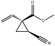 Cyclopropanecarboxylic acid, 2-cyano-1-ethenyl-, methyl ester, cis- (9CI)