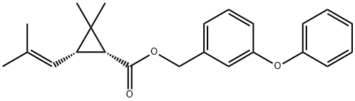 m-phenoxybenzyl (1R-cis)-2,2-dimethyl-3-(2-methylprop-1-enyl)cyclopropanecarboxylate