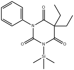 5,5-Diethyl-1-phenyl-3-(trimethylsilyl)-2,4,6(1H,3H,5H)-pyrimidinetrione