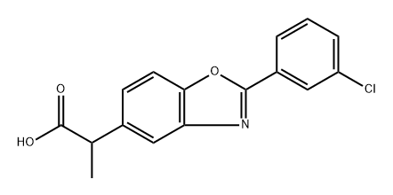 2-(3-Chlorophenyl)-α-methyl-5-benzoxazoleacetic acid