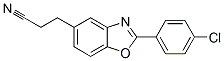 2-(4-chlorophenyl)benzoxazole-5-propiononitrile
