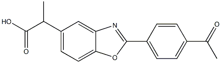 2-(4-Acetylphenyl)-α-methyl-5-benzoxazoleacetic acid