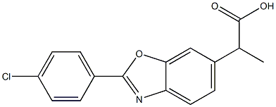 2-(4-Chlorophenyl)-α-methyl-6-benzoxazoleacetic acid